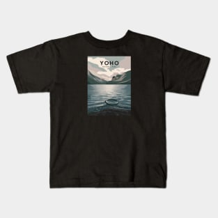 Yoho National Park Lake Poster Kids T-Shirt